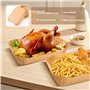 120PCS Papier Cuisson Air Fryer pour Moulinex EZ901820/Philips Airfryer Dual Basket 3000/5000,Food-Grade BPA Gratuit,Jetable Ant