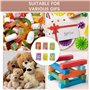 Sacs cadeau dinosaures –12 sacs pour enfants avec 6 motifs différents. Idéals pour les fêtes d'anniversaire, Halloween et Noël,