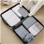 Organiseurs de bagages 8 pièces – Organisateur de valise – Rangement de valise – Organisateur de valise – Compartiment de valise