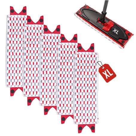 5 Pièces Recharge Serpillere pour Vileda Ultramax XL