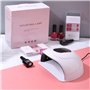 mreechan Lampe UV Sèche Ongles,lampe à ongles avec 30 perles de lampe LED,36W LED UV Sèchoir Ongles avec 3 Minuteries 30/60/99S 