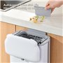 NEXROLA poubelle cuisine pliable avec couvercle, poubelle 9 litres pouvant être accrochée à une porte ou posée sur un plan de tr