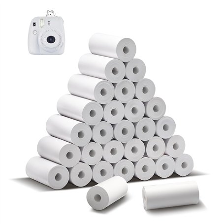 Papier thermique pour appareils photo instantanés pour enfants 25 Rouleaux Papier thermique pour Appareil Photo Enfant – Papier