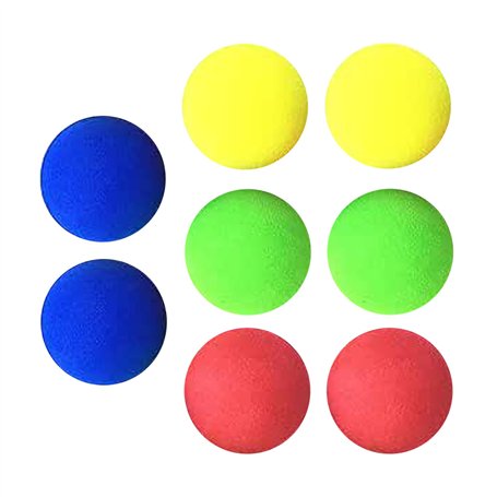 Lot de 8 balles en mousse