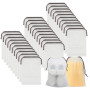 UZSUZZ Sac à Chaussures de Voyage,30 Pièces Housse de Protection pour Sac de Rangement Housses Chaussures Sac à Cordon Anti-Pous