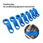 Hsthe Sea 7 pièces Ensemble d'outils de déconnexion de ligne CA des véhicules Outil de suppression de conduite de carburant Outi