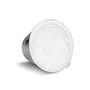 CENPEK Dosettes de café rechargeables en acier inoxydable compatible avec machines Nes-Presso (2 tasses + 100 couvercles)