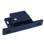 ANCLLO C3-803 Series Loquet de préhension passivé en plastique avec ressort bleu, traction 13N, noir