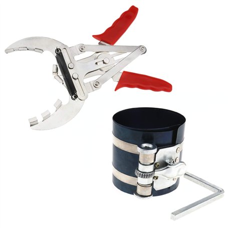 ENET Compresseur à Anneau de Piston Type à cliquet Clamp Piston Rings Cars 50mm - 100mm Anneau à Piston Remover