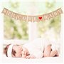 Linge de maison Bienvenue bannière de bébé rustique lettre lettre Pennant Garland 2.8 M Home Decor pour la maison