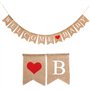 Linge de maison Bienvenue bannière de bébé rustique lettre lettre Pennant Garland 2.8 M Home Decor pour la maison, fête, récepti