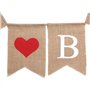 Linge de maison Bienvenue bannière de bébé rustique lettre lettre Pennant Garland 2.8 M Home Decor pour la maison, fête, récepti