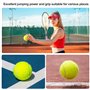 Lot de 15 balles de tennis pour enfants, débutants et chiens, balles de tennis pour cours de tennis, machines à balles et promen