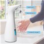 Distributeur de savon automatique - 200 ml - Distributeur de savon électrique sans contact - Avec capteur infrarouge - Pour sall