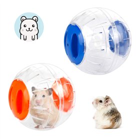 Boule d'exercice de Hamster 2 Pcs Balle de Hamster 2 Couleur Ballon de Jouet de Gerbille Plastique Petit Balle Portatif pour Cou Boule d'exercice de Hamster 2 Pcs Balle de Hamster 2 Couleur Ballon de Jouet de Gerbille Plastique Petit Balle Portatif pour Cou