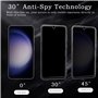 [2 Pièces] Verre Trempé Anti-Espion pour Samsung Galaxy S23/S22, Protecteur D'écran de Confidentialité, 9H Dureté Film Protecteu