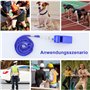 AMANDELIZABE Lot de 5 sifflets de Sport avec Cordon Tour de Cou - Sifflet en Plastique - Sifflet d'arbitre - Sifflet pour entraî