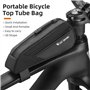sac de rangement portable pour cadre avant de vélo