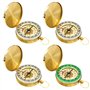Vegena 4pcs Boussole D'extérieur