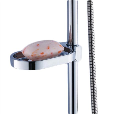 HsentimenH Porte-Savon Douche Réglable Durable Porte Savon pour Barre ?de Gadget de Salle Bain sur à Clipser la Maison et l'hôte