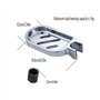 HsentimenH Porte-Savon Douche Réglable Durable Porte Savon pour Barre ?de Gadget de Salle Bain sur à Clipser la Maison et l'hôte
