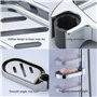 HsentimenH Porte-Savon Douche Réglable Durable Porte Savon pour Barre ?de Gadget de Salle Bain sur à Clipser la Maison et l'hôte