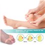 Séparateurs D'orteils Toe Spacer[4x]-2 pièces Silicone en Gel Souple, Convient aux adultes et aux personnes âgées, pour corriger
