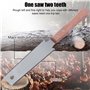 Lot de 3 petites scies à main pour le travail du bois - 31 cm - Scie à placage - Petite scie à main - Scie à bois japonaise pour