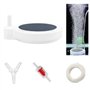 Pierre à air d'aquarium Nano Bulleur Aquarium Silencieux Diffuseur d'air pour Aquariophilie pour Aquarium et étang (50 mm)