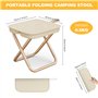 Tabouret Pliant Portable avec Sac de Rangement Tabouret Camping Pliable Mini Siege Pliant Po