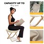 Pmueuff Tabouret de Camping Pliant, Tabouret Pliant Portable avec Sac de Rangement Tabouret Camping Pliable Mini Siege Pliant Po