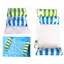 Liuer 2PCS Flottantes Hamac Gonflable Bouées et Matelas gonflables Hamac Flottant Chaise Longue Flottantes Portable Flotteur Ult