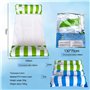 Liuer 2PCS Flottantes Hamac Gonflable Bouées et Matelas gonflables Hamac Flottant Chaise Longue Flottantes Portable Flotteur Ult