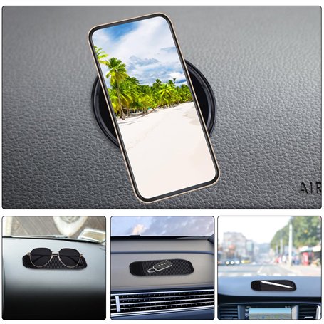 Lot de 2 serre-livres Parr (= 4 pièces) - En métal noir - Pour étagère