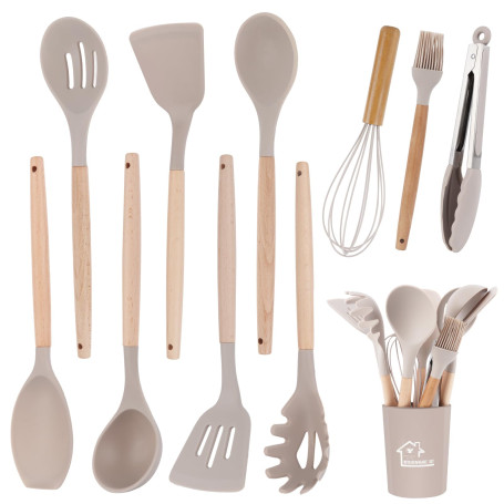 11PCS Ustensiles de Cuisine en Silicone