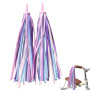 1 Paire Enfant Vélo Rubans Multicolores Tassel Accessoires de Décoration