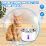 Pompe De Fontaine à Boire pour Animaux De Compagnie, Pompe De Remplacement UNISOPH pour Fontaine De Chat à Fleurs Pompe à Eau Su