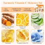 Fengyang® 5Pcs Coffret de soins pour la peau à la vitamine C, Coffret de soins à la vitamine C, Ensemble de Sérum Visage à la Vi