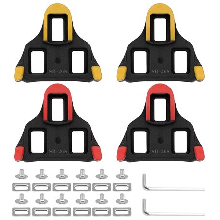 Dalephoric 4 Pièces Cales de Pédale de Vélo