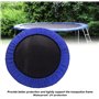 ANCLLO Coussin de sécurité de Rechange Universel pour Trampoline - 101,6 cm - Housse de Protection extérieure imperméable - Bleu