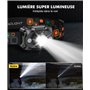 [6 Modes d'Éclairage] Lampe Frontale LED Ultra Puissante