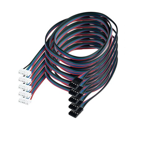 5x Câbles de moteur pas à pas SIENOC 100 cm 1m de long pour NEMA 17 utilisé dans Reprap