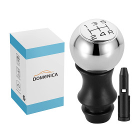 DOMENICA 5 Vitesses Pommeau de Levier de Vitesse Compatible pour Peugeot 106 107 205 206 207 301 306 307 308 406 407 408 508 605