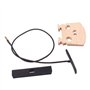 Alnicov Lot de chevalet de violon double piézo pour violoncelle basse