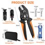 Kit d'Outils de Sertissage Solaire pour Câbles PV de 2