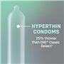 ONE® Vanish Lot de 12 préservatifs hyperfins | Végétaliens, sans OGM, latex de caoutchouc naturel