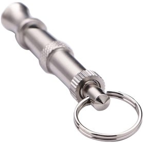 Gammaeon Sifflet à ultrasons pour chien - En acier inoxydable - Portable - Haute fréquence (audible) - Avec fréquence réglable - Gammaeon Sifflet à ultrasons pour chien - En acier inoxydable - Portable - Haute fréquence (audible) - Avec fréquence réglable -