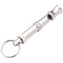 Gammaeon Sifflet à ultrasons pour chien - En acier inoxydable - Portable - Haute fréquence (audible) - Avec fréquence réglable -