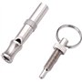 Gammaeon Sifflet à ultrasons pour chien - En acier inoxydable - Portable - Haute fréquence (audible) - Avec fréquence réglable -