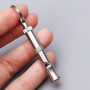 Gammaeon Sifflet à ultrasons pour chien - En acier inoxydable - Portable - Haute fréquence (audible) - Avec fréquence réglable -